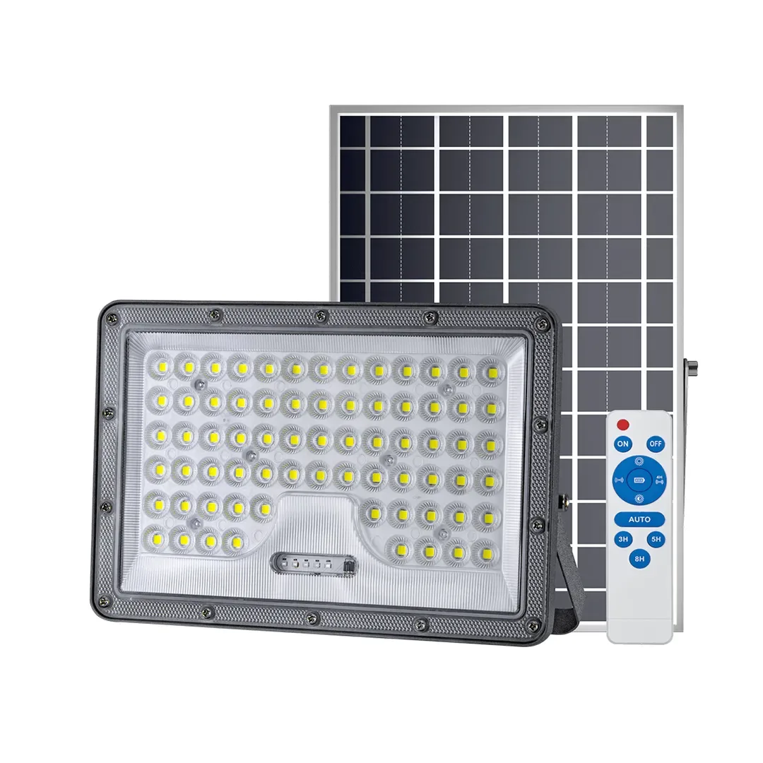 REFLECTOR LED 150W CON PANEL SOLAR ORANGE1