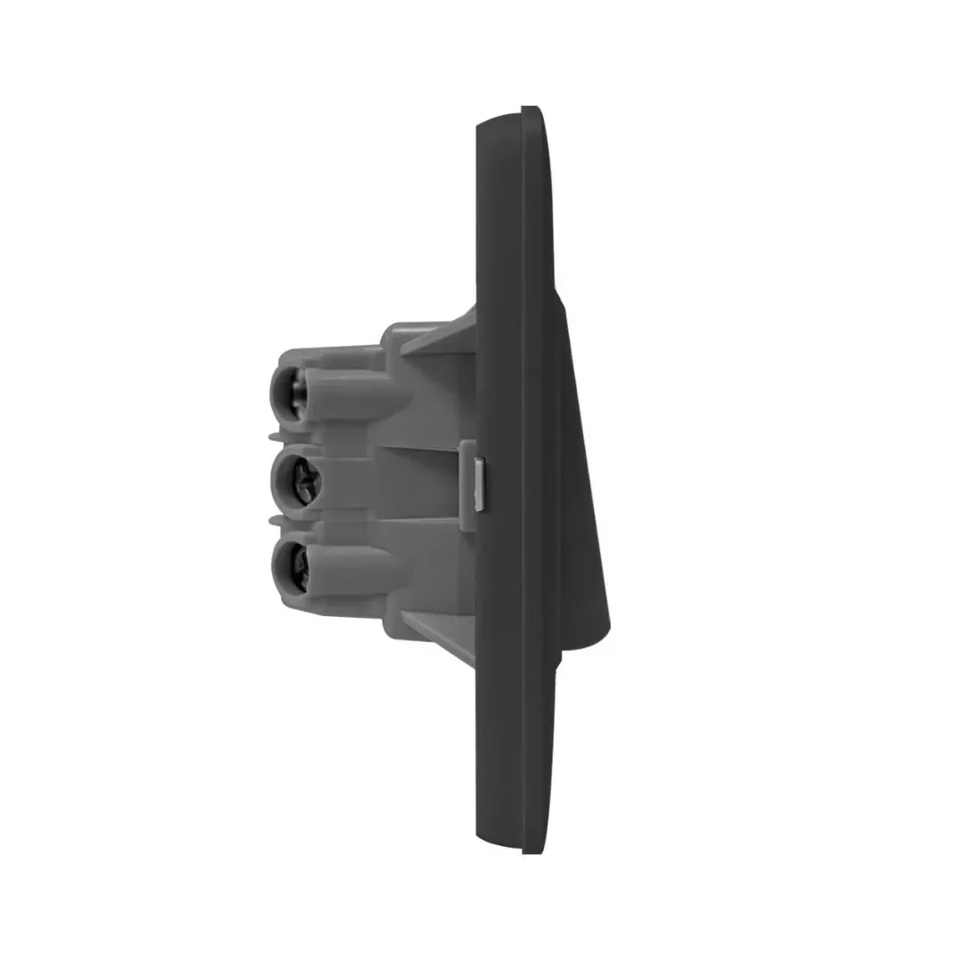 CONMUTADOR SIMPLE DPLUS NEGRO DE 10A 250V BTICINO3