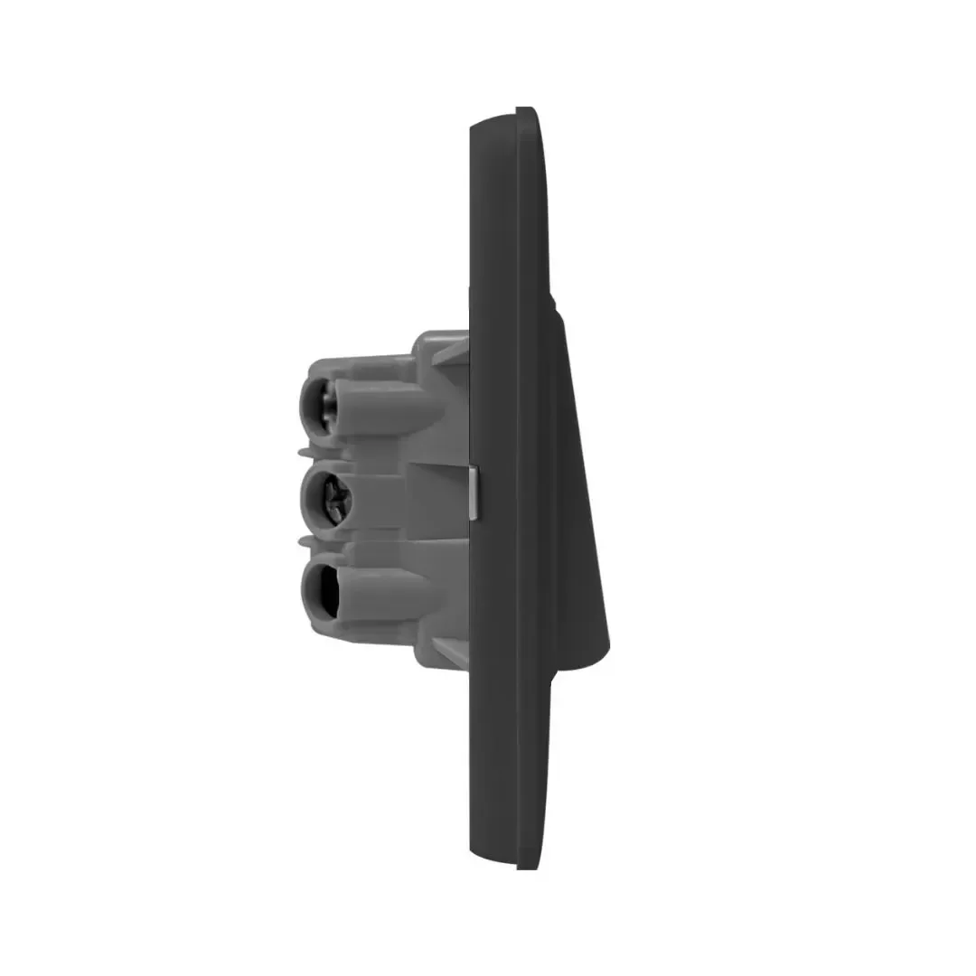INTERRUPTOR TRIPLE DPLUS NEGRO 10A 250V BTICINO3