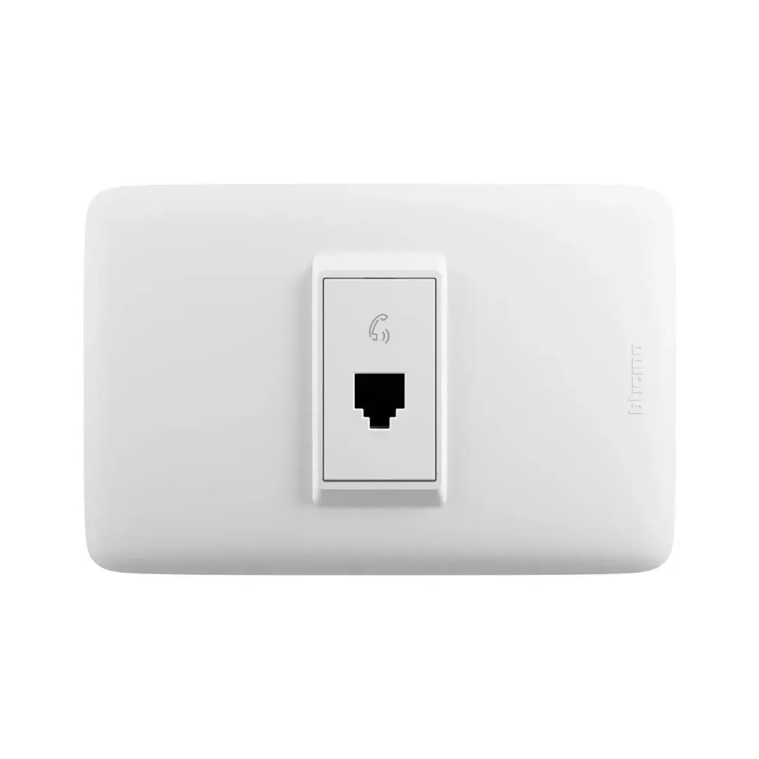 TOMA TELEFONO RJ11 BLANCO DPLUS BTICINO