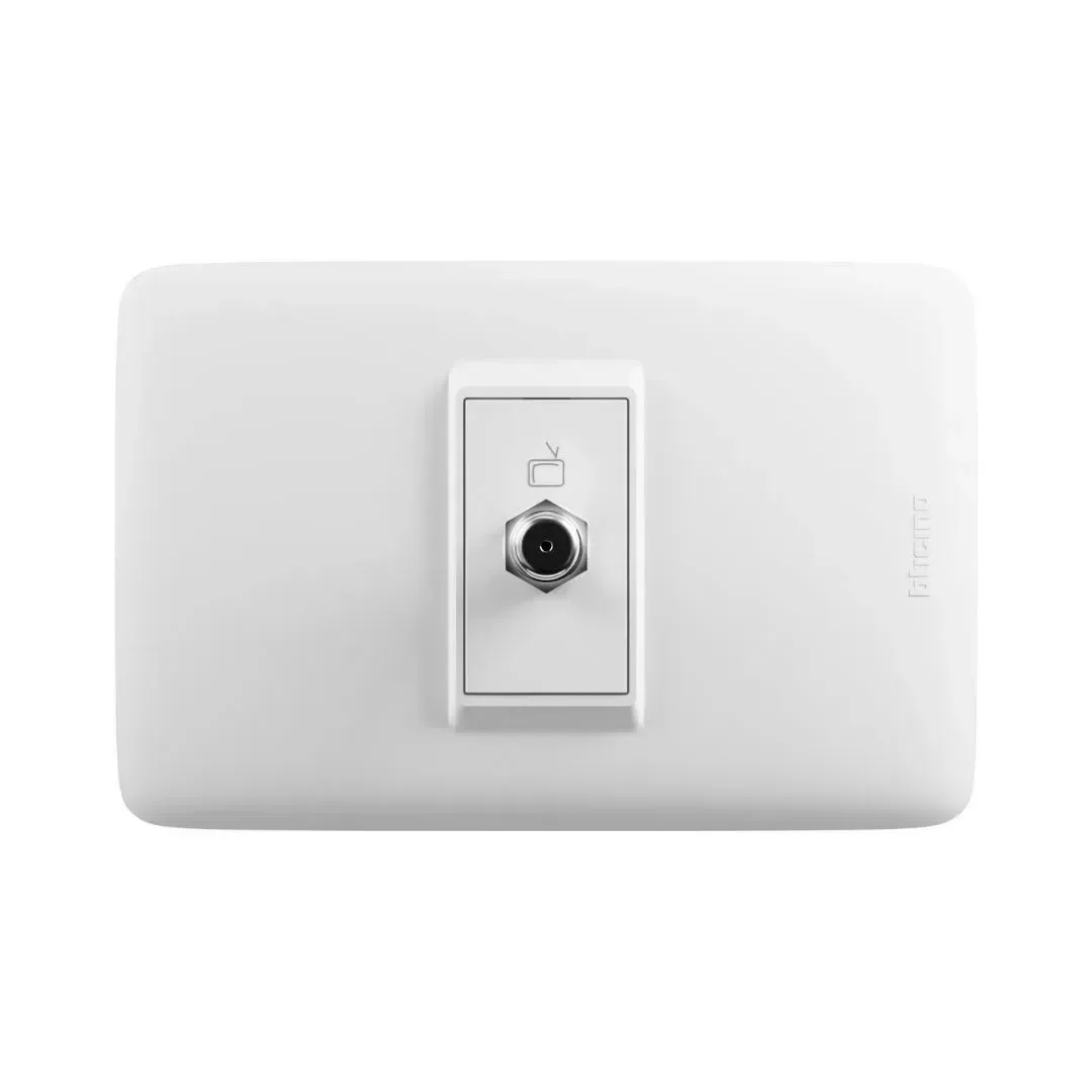 TOMA COAXIAL TV TIPO F BLANCO DPLUS BTICINO1