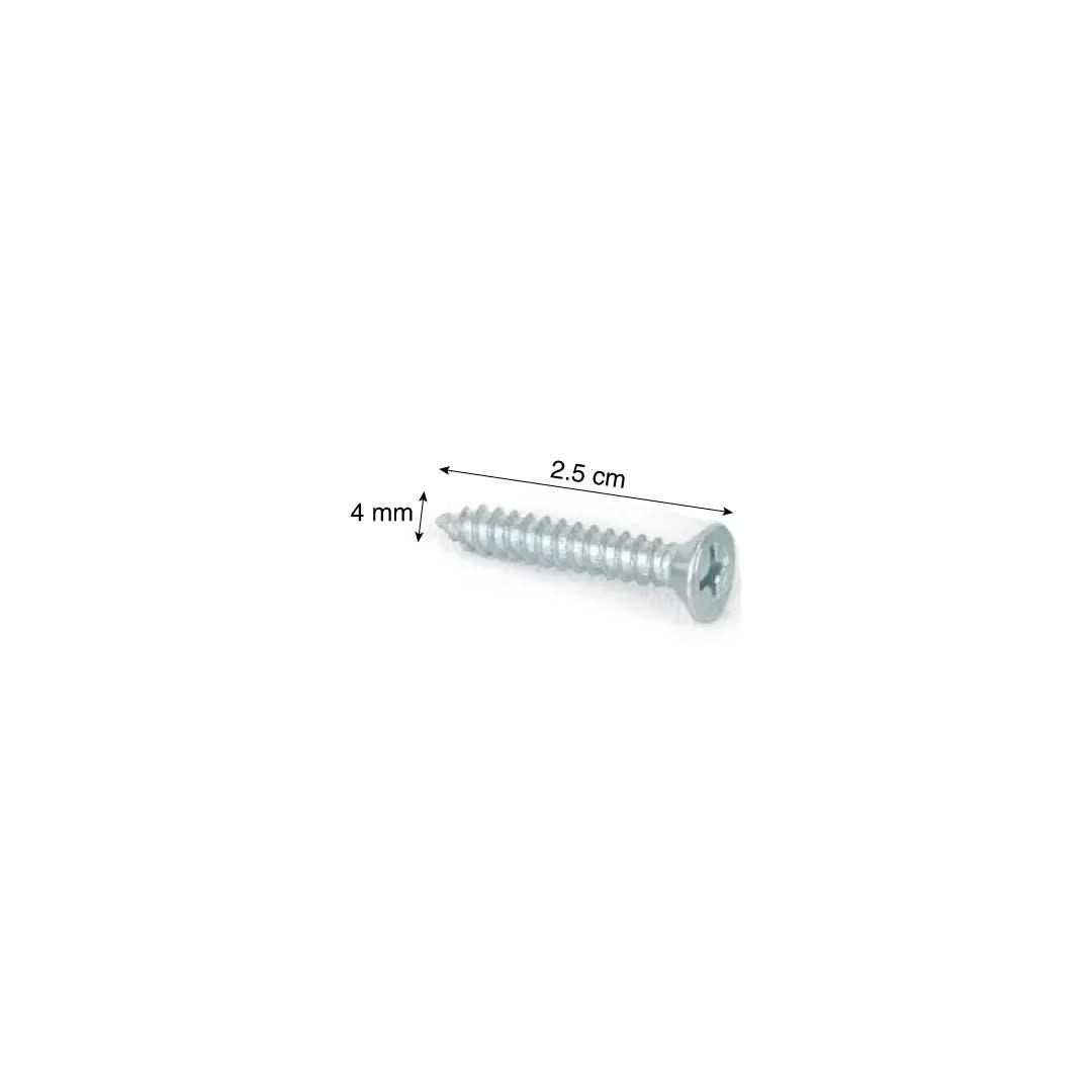 TORNILLO CABEZA PLANA 8X1'' X 10 UNIDADES SM1