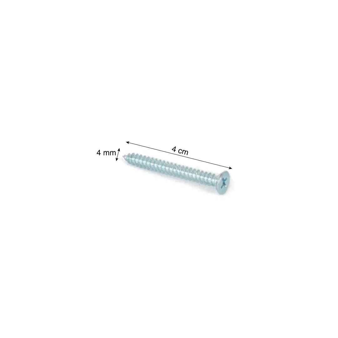 TORNILLO CABEZA PLANA 8X1 1/2'' X 10 UNIDADES SM1