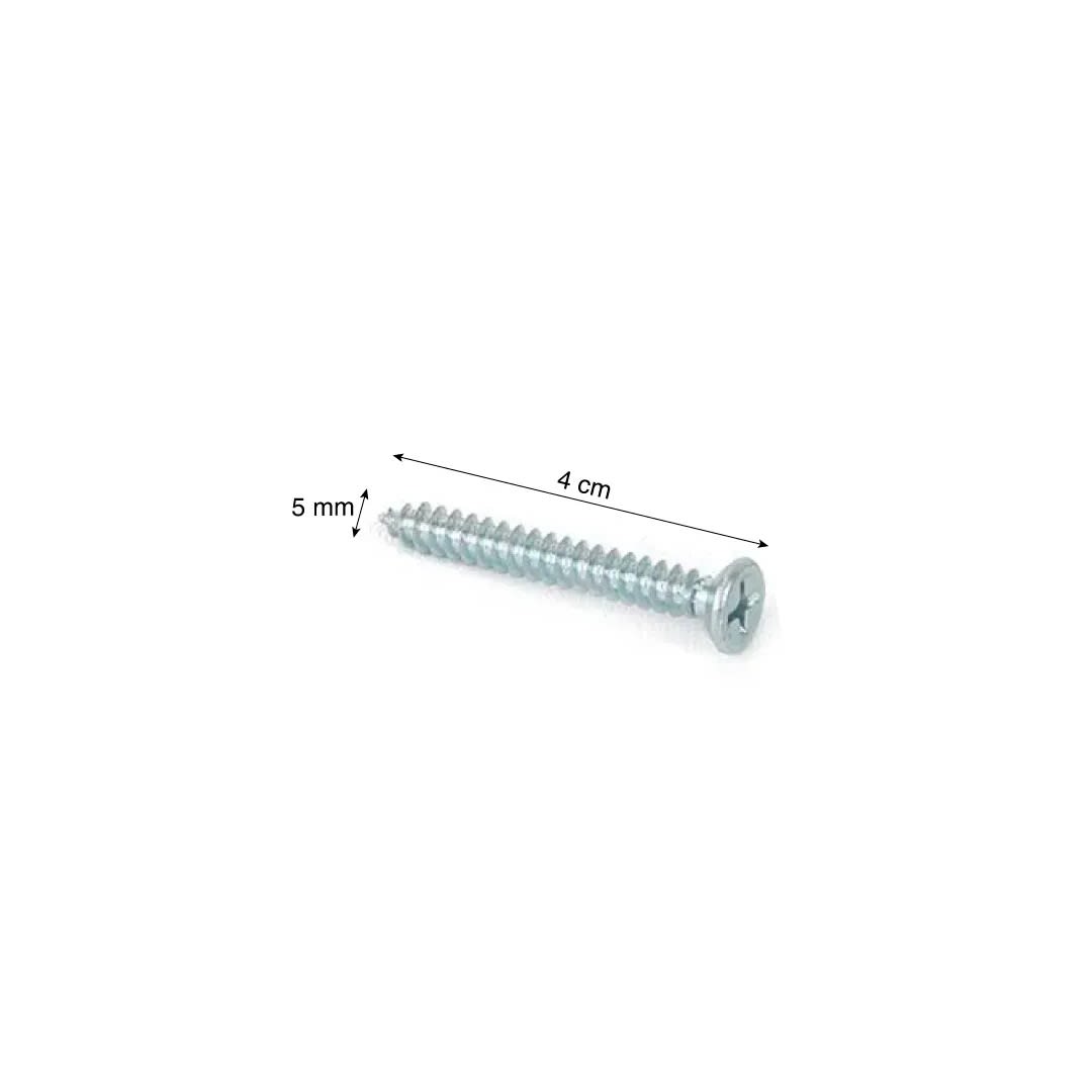 TORNILLO CABEZA PLANA 10X1 1/2'' X 10 UNIDADES SM1