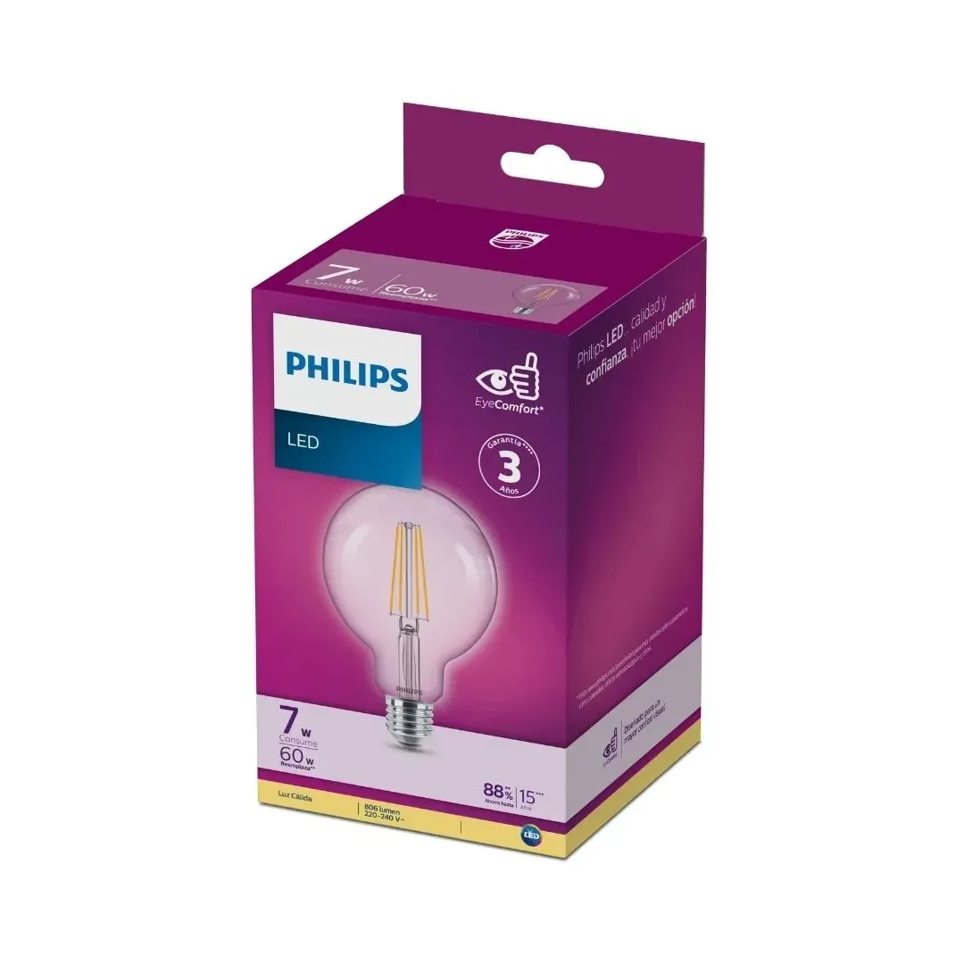 FOCO LED FILAMENTO G93 LUZ CALIDA PHILIPS2