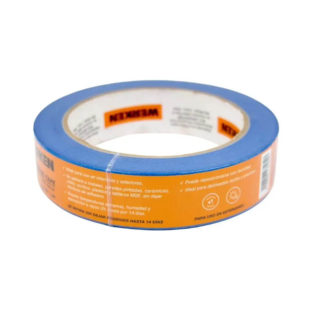 CINTA MASKING TAPE AZUL 24MMX40M WERKEN3