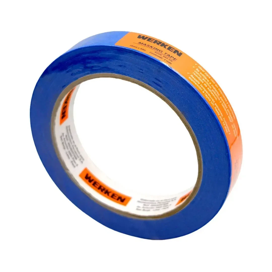 CINTA MASKING TAPE AZUL 18MMX40M WERKEN4