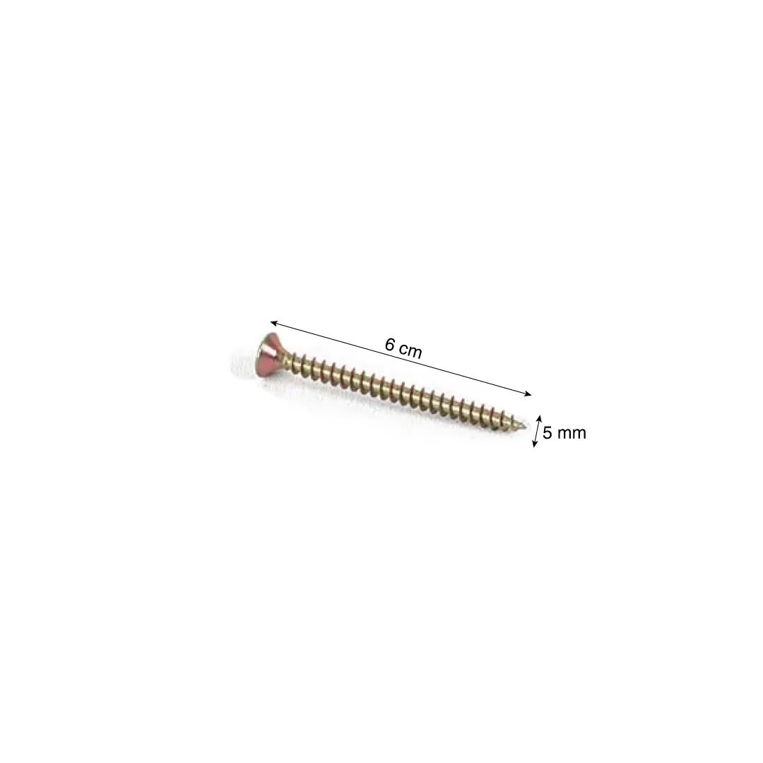 TORNILLO SHIPBOARD 5X60 MM X 100 UNIDADES SM1
