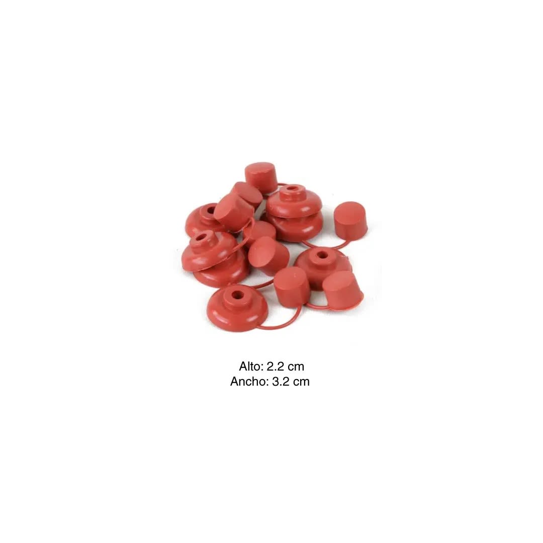 KIT TIRAFON 1/4'' X 4'' + CAPUCHON TEJA 20 UNIDADES SM2