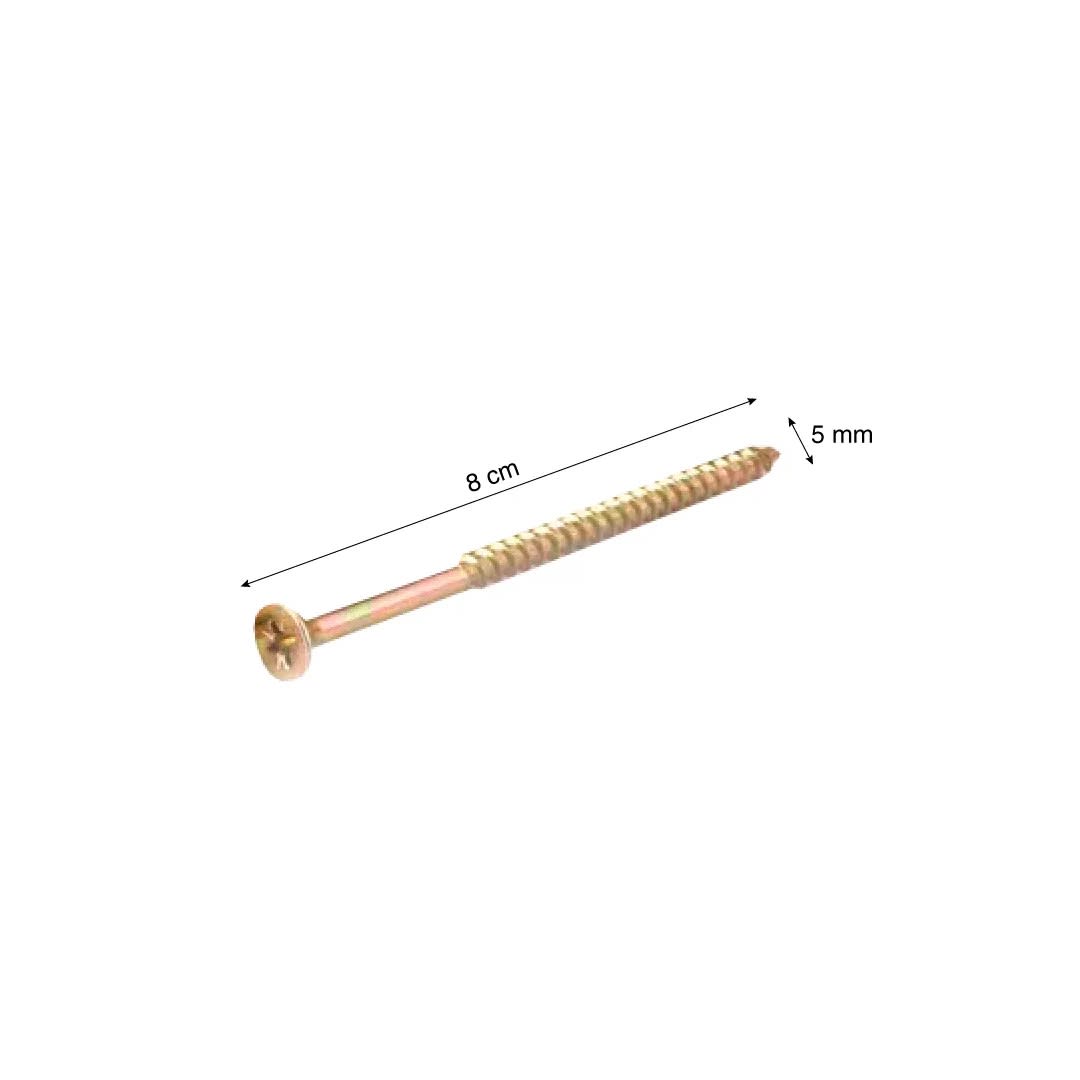 KIT TORNILLO SHIPB 5X80 + TARUGO X 10 UNIDADES GLOBAL TRADER1