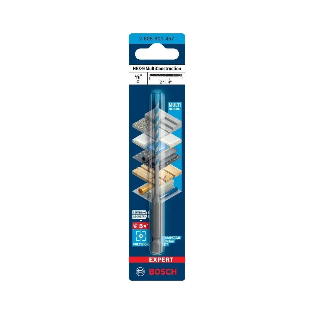 BROCA EXPERT MULTICONSTRUCTION HEX-9 1/8'' X2'' X3'' BOSCH3