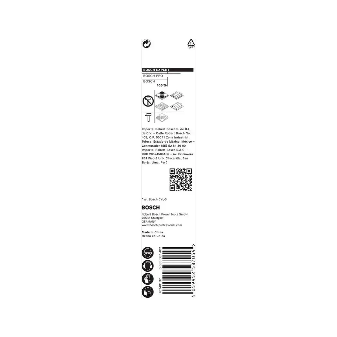 BROCA EXPERT MULTICONSTRUCTION HEX-9 1/8'' X2'' X3'' BOSCH4