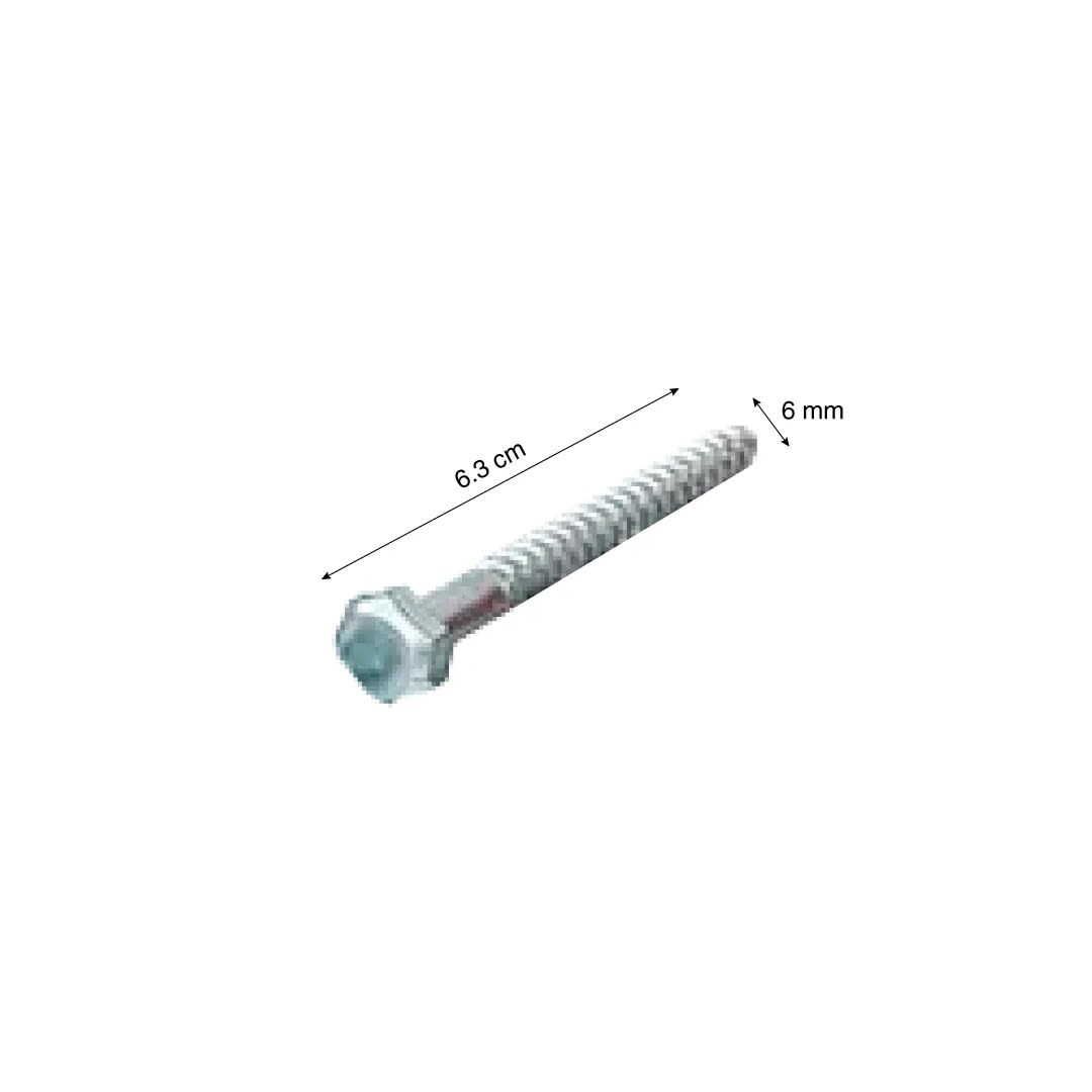 KIT TIRAFON 1/4'' X 2.5'' + CAPUCHON TEJA 48 UNIDADES SM1