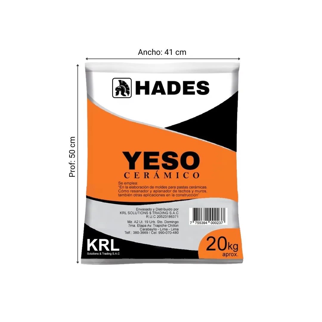 YESO CERAMICO 20KG HADES1