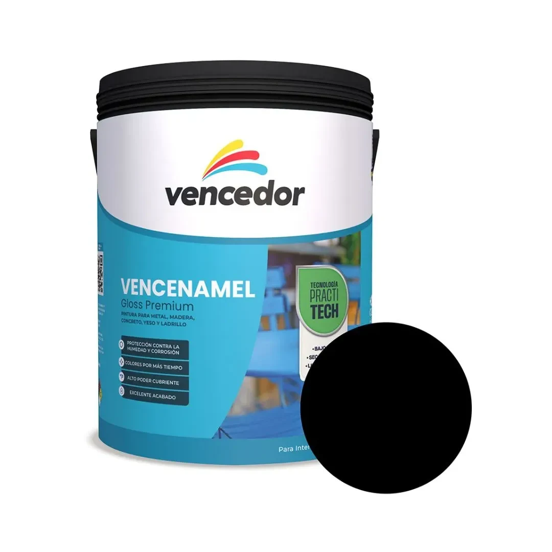 GLOSS PRACTITECH NEGRO MATE 3.6L VENCEDOR