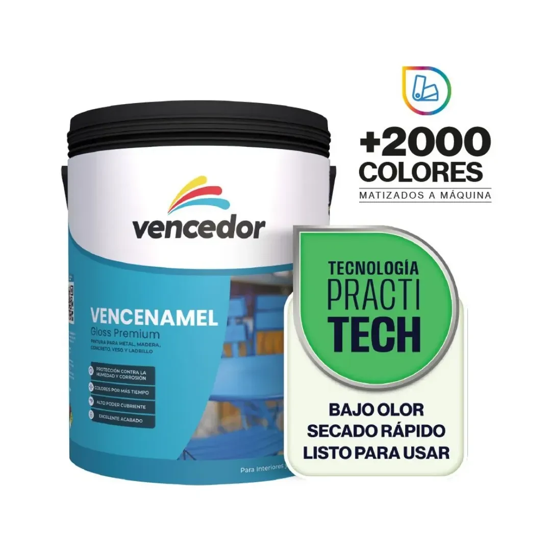 GLOSS PRACTITECH BLANCO BRILLANTE 900ML VENCEDOR4