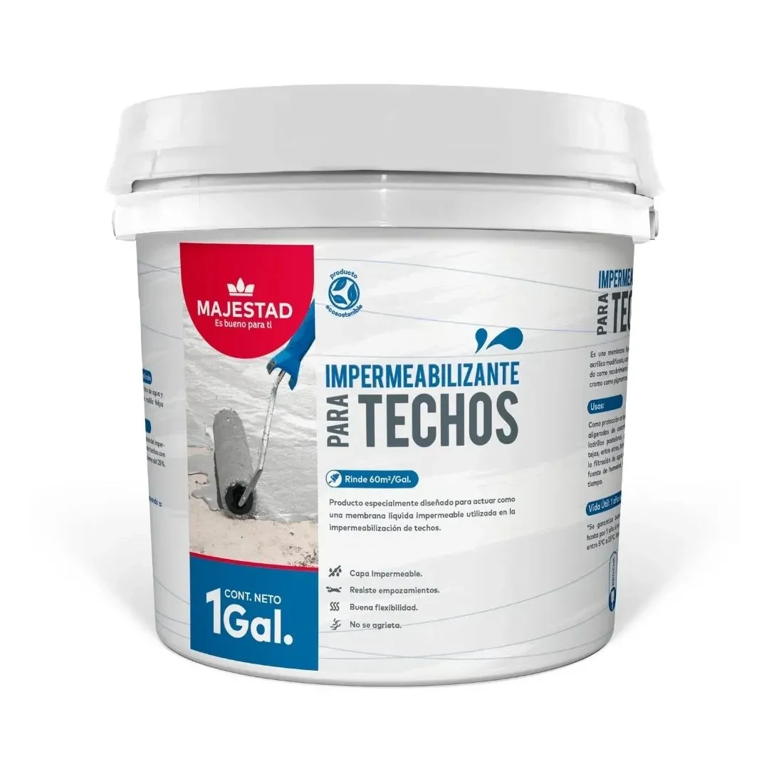IMPERMEABILIZANTE PARA TECHOS 1 GALON GRIS MAJESTAD1