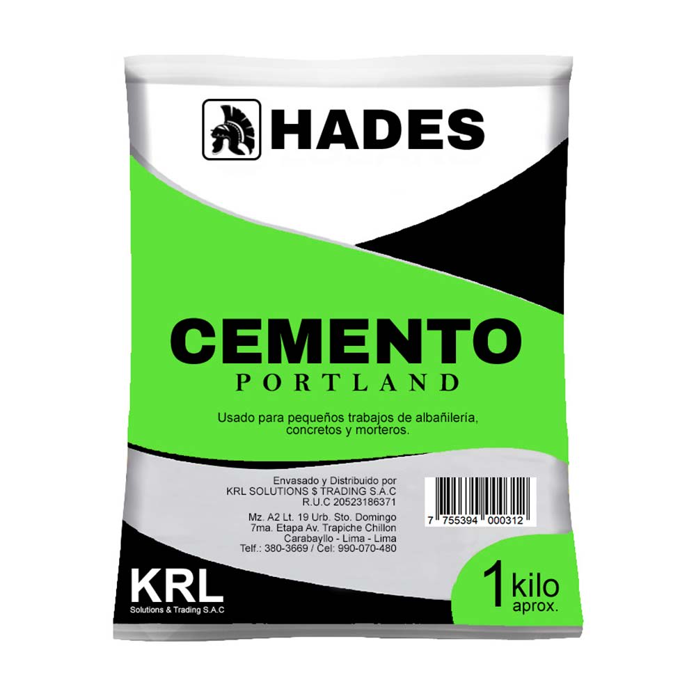 CEMENTO ARES PORTLAND X 1KG HADES