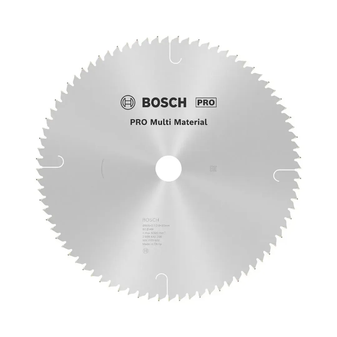 DISCO DE SIERRA CIRCULAR PRO MULTIMAT 12''X 80 D BOSCH