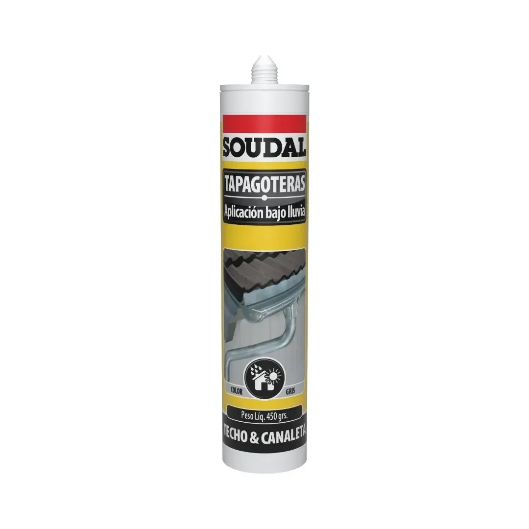 TAPAGOTERAS SELLADOR HIBRÍDO GRIS 270ML SOUDAL1