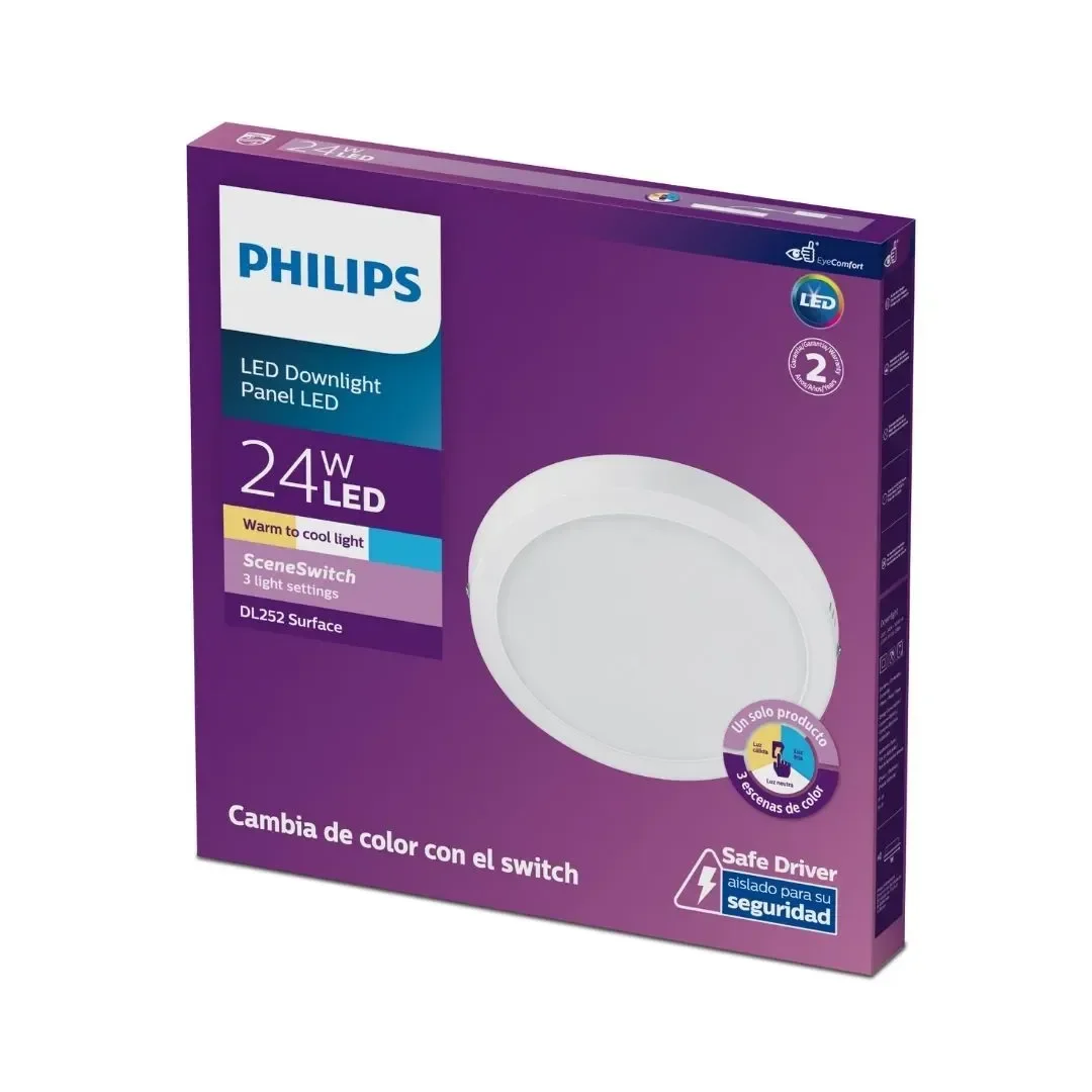 DOWNLIGHT LED TRICOLOR SS 24W PHILIPS3