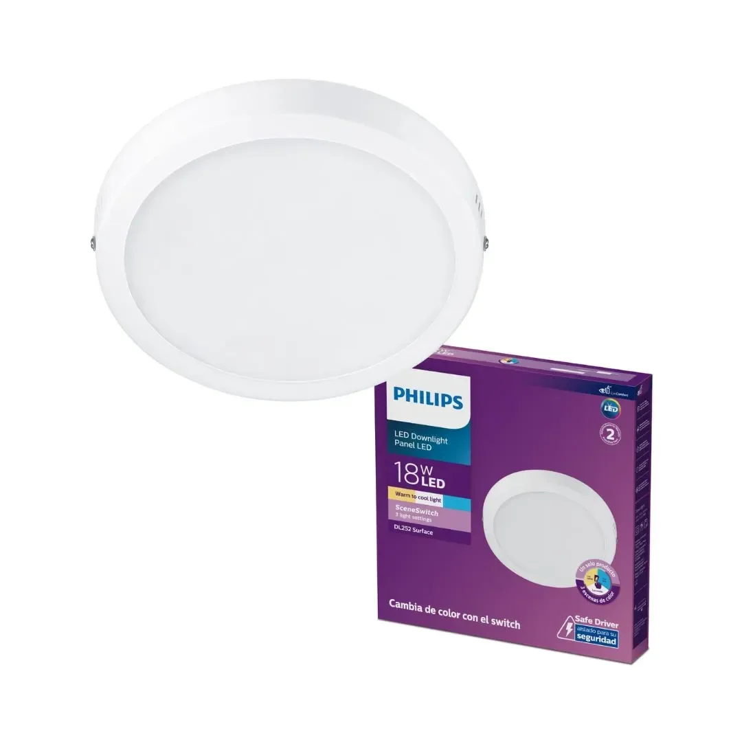 DOWNLIGHT LED TRICOLOR SS 18W PHILIPS1