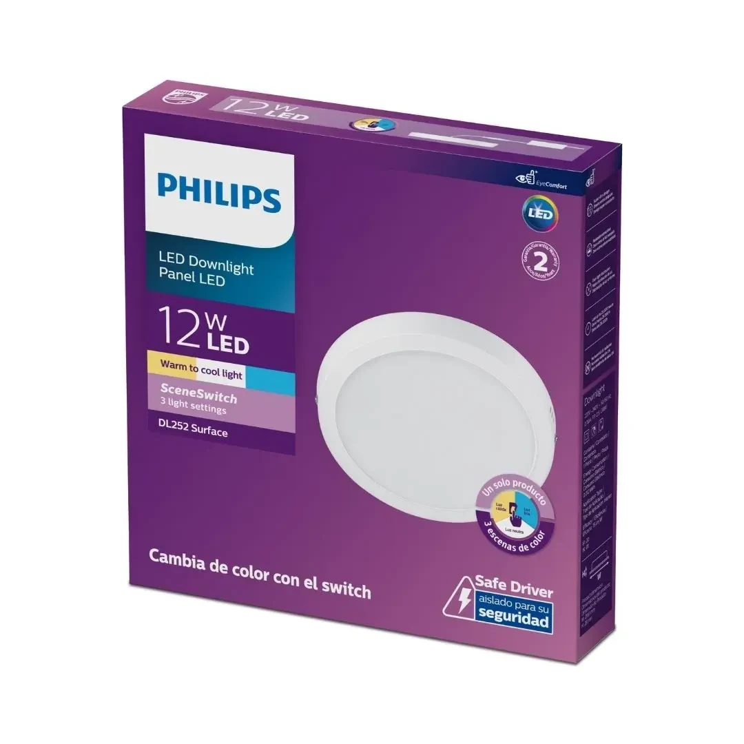 DOWNLIGHT LED TRICOLOR SS 12W PHILIPS3