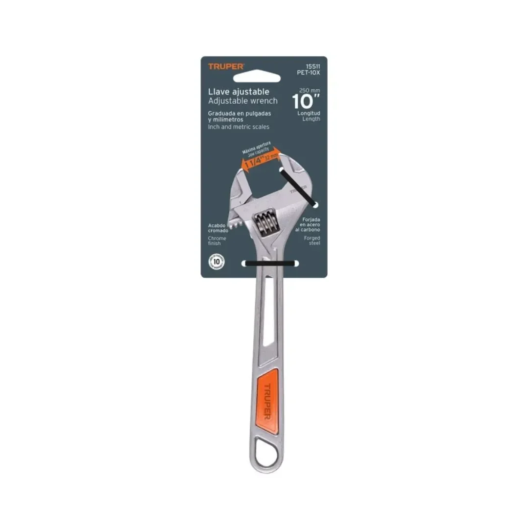 LLAVE FRANCESA 10'' CROMADA TRUPER2