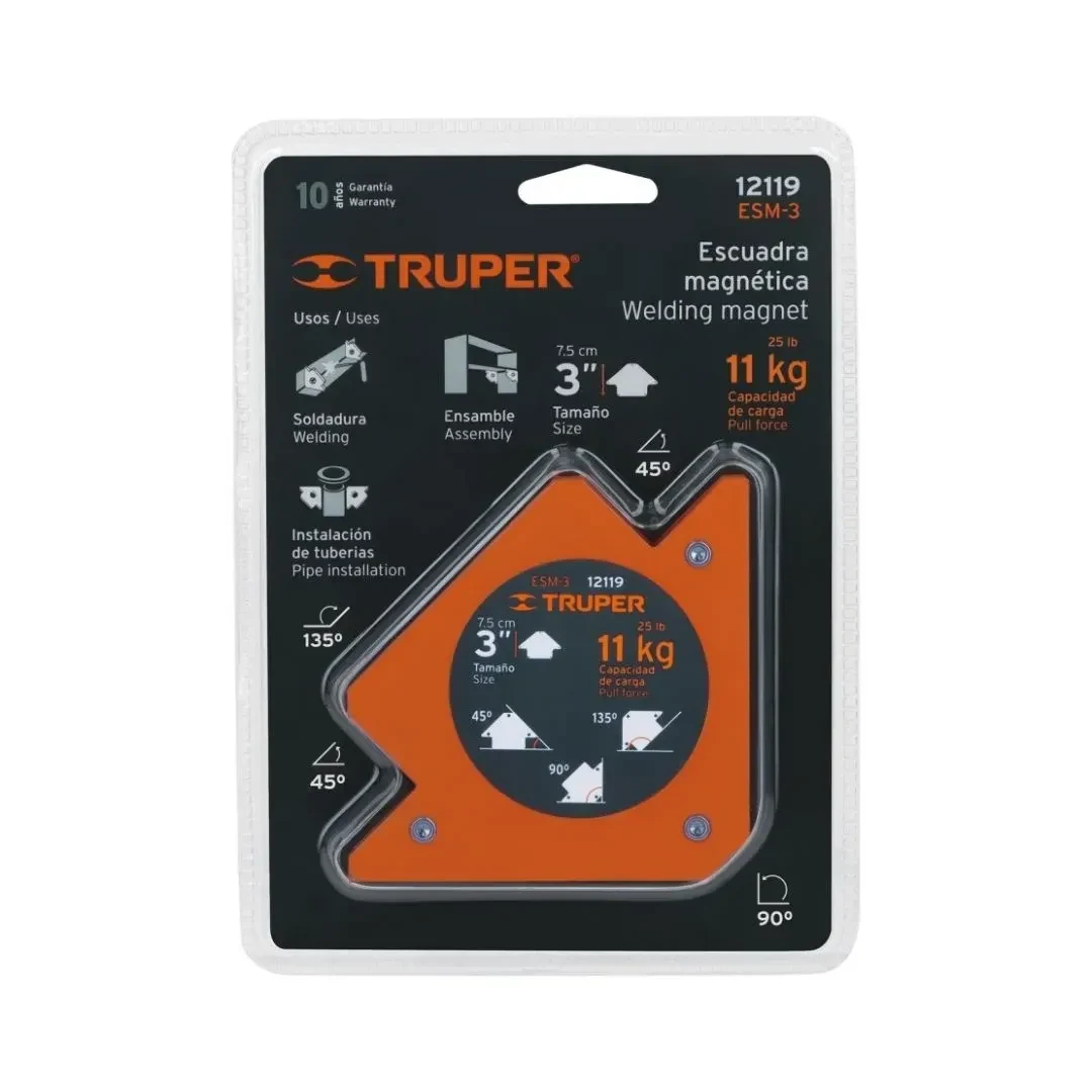 ESCUADRA MAGNETICA PARA SOLDAR DE 3'' TRUPER2