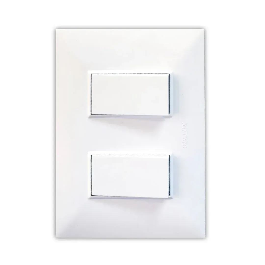 INTERRUPTOR DOBLE KF OPALUX