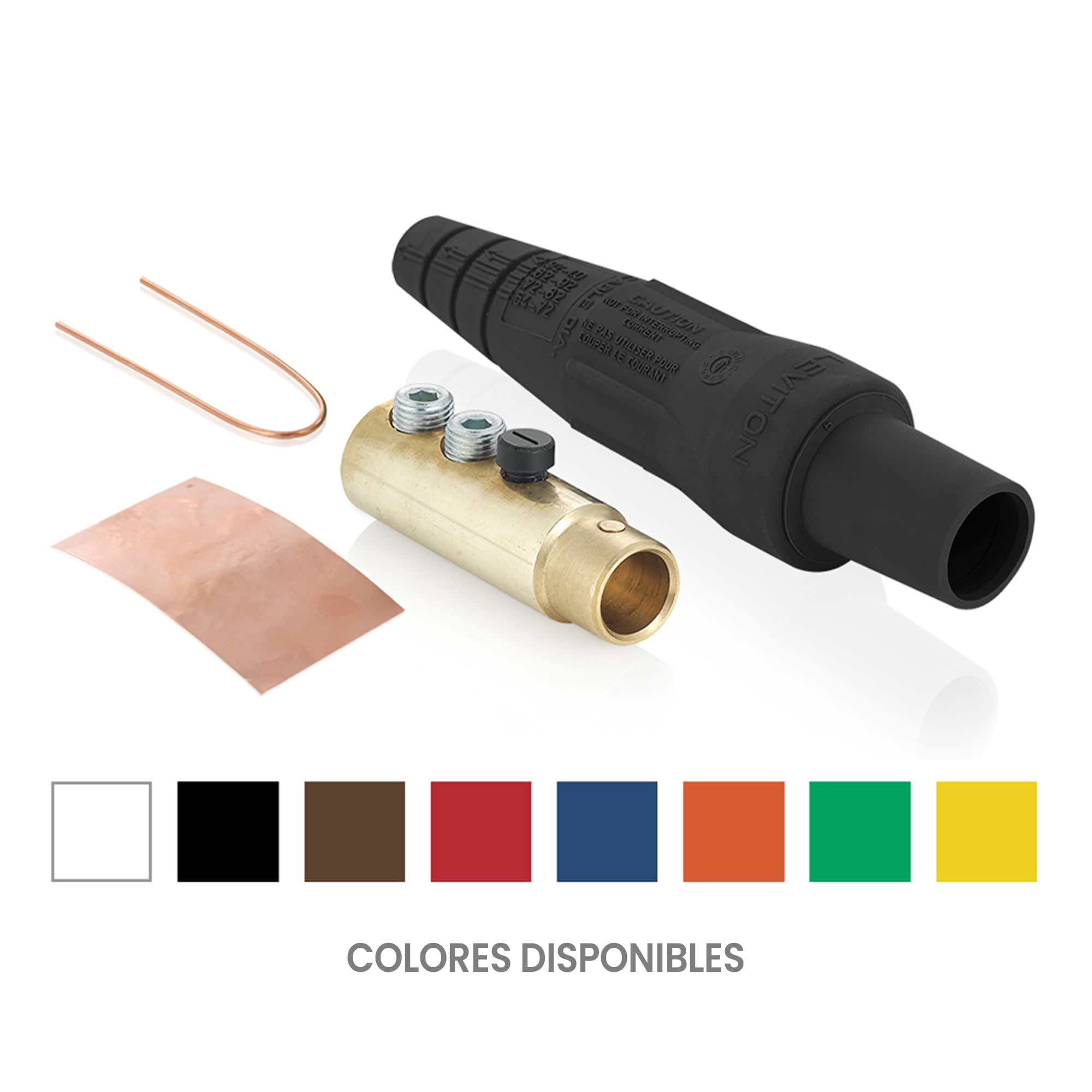 CONECTOR CAM TYEE (FEMALE) 400A 600V C/2 EERNOS ROJO CABLE:2/0-4/0 AWG (CAM LOCK) LEVITON