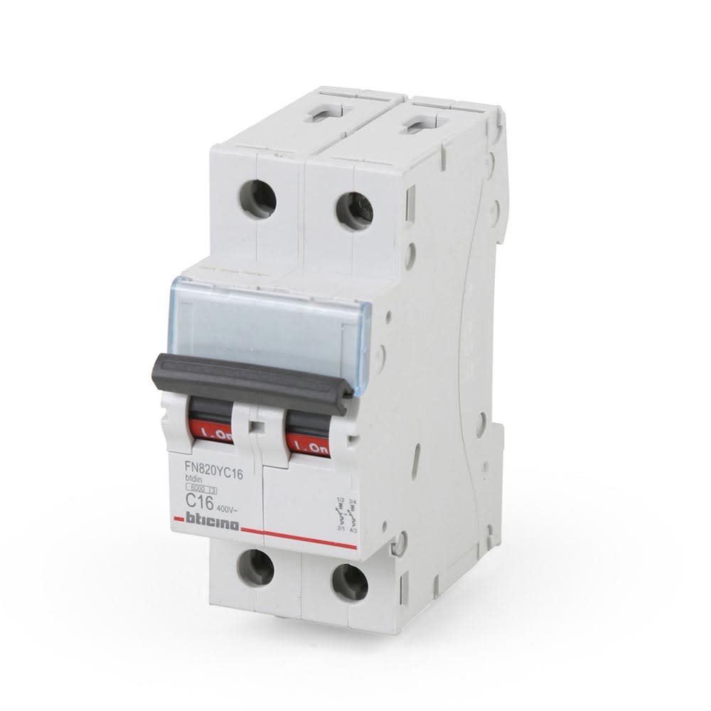 INTERRUPTOR TERMOMAGNETICO 2X16A 220V-10KA BTICINO1