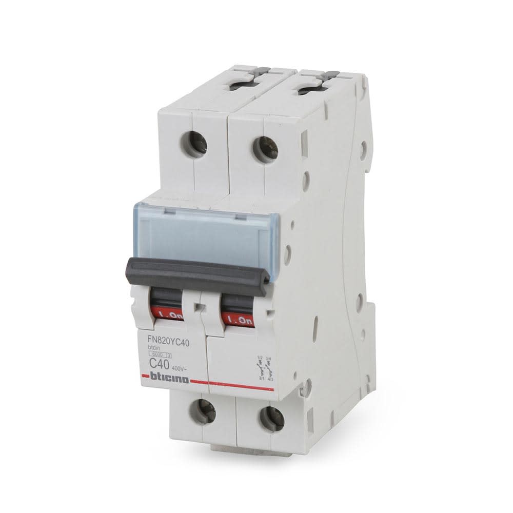 INTERRUPTOR TERMOMAGNETICO 2X40A 220V-10KA BTICINO
