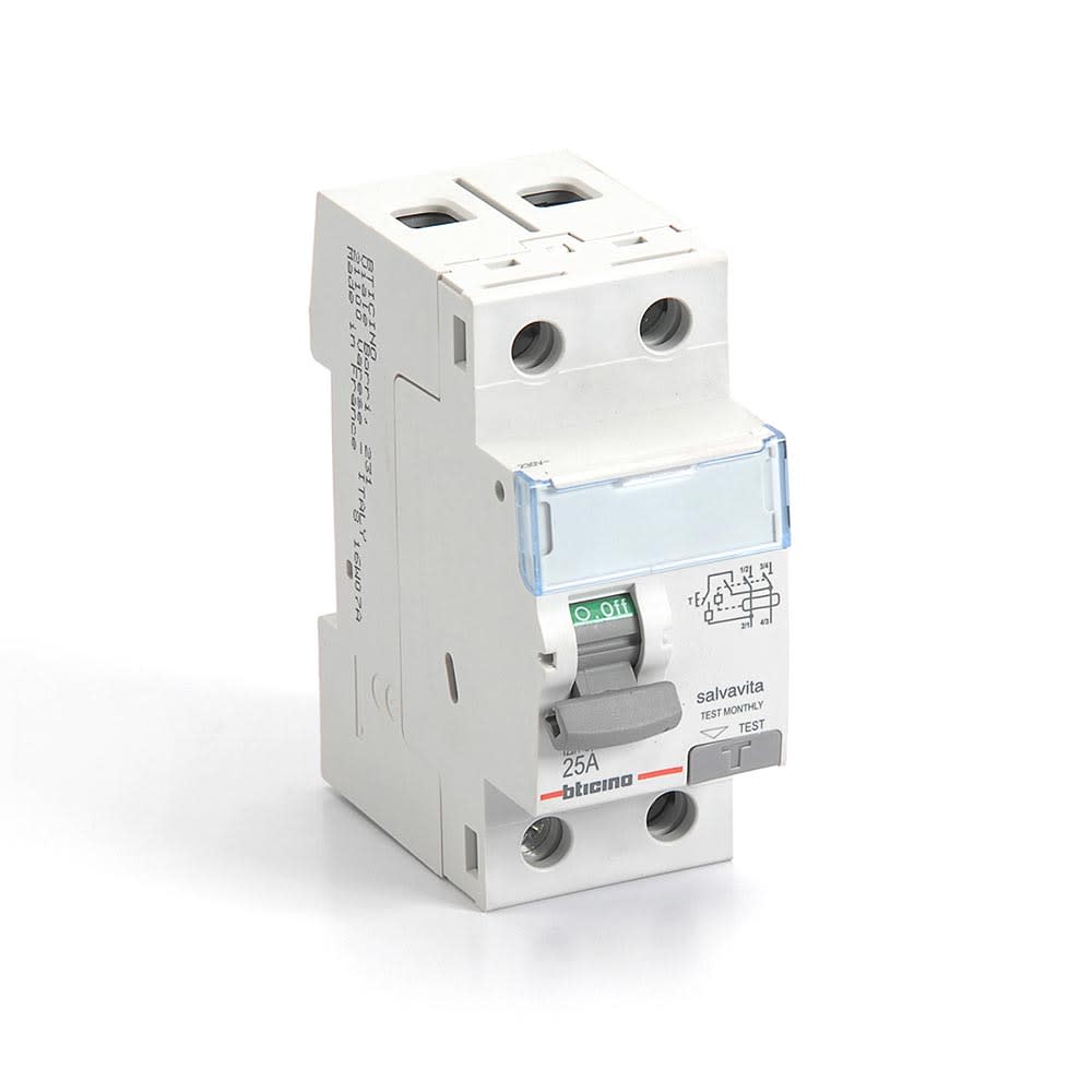 INTERRUPTOR DIFERENCIAL 2X25A 30MA 230V BTICINO