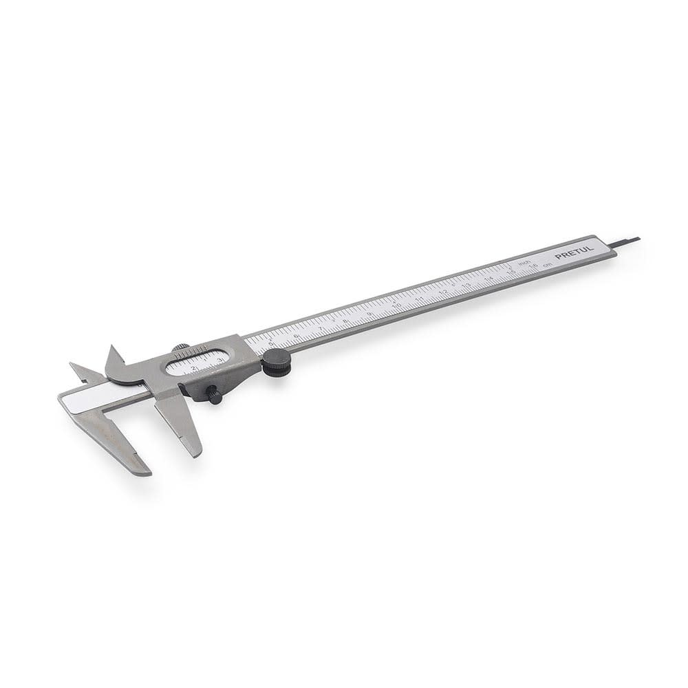 CALIBRADOR DE ACERO MODELO VER6PX PLATA DE 6'' PRETUL