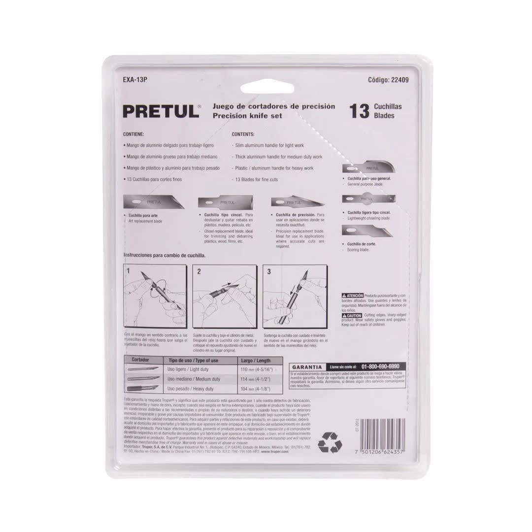 JUEGO DE CUCHILLAS X13 PIEZAS PRETUL1