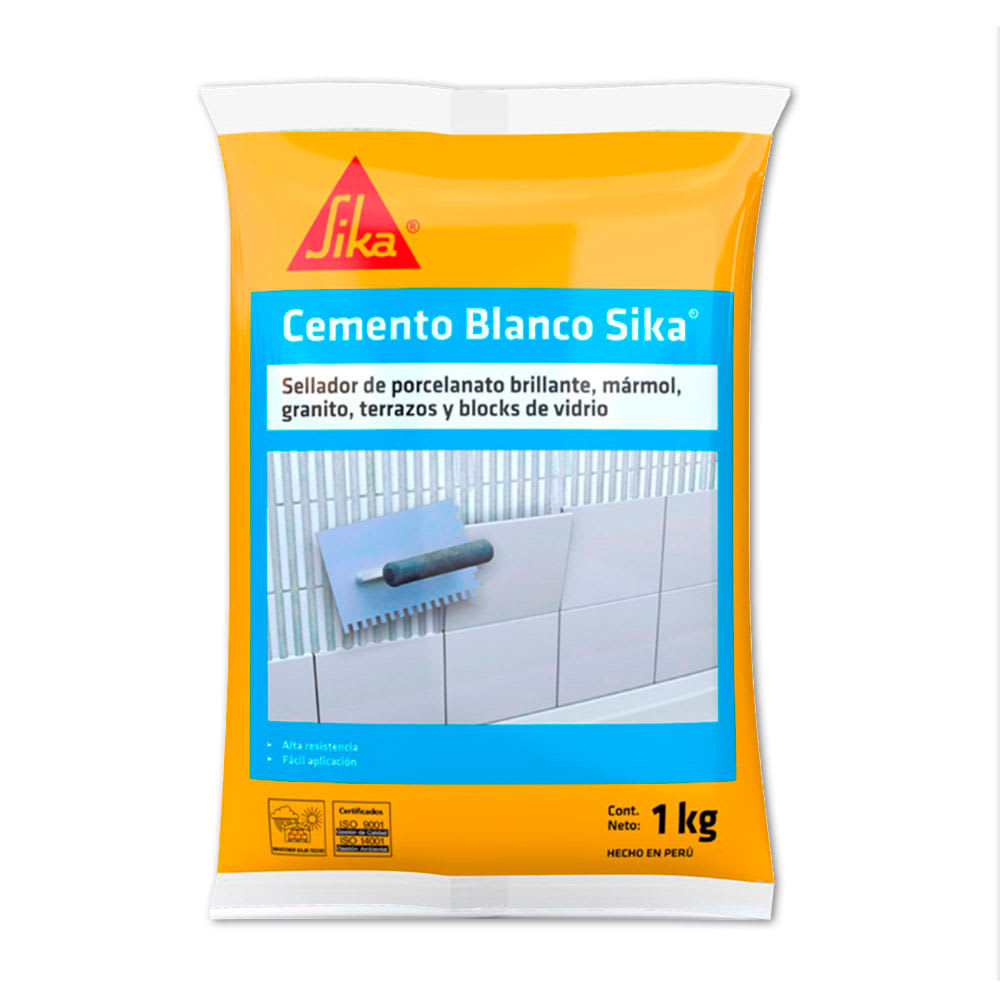 CEMENTO BLANCO X 1KG SIKA