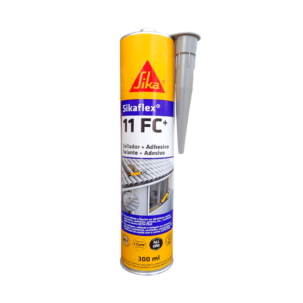 SELLADOR + ADHESIVO SIKAFLEX-11FC PURFORMGRIS 300ML SIKA