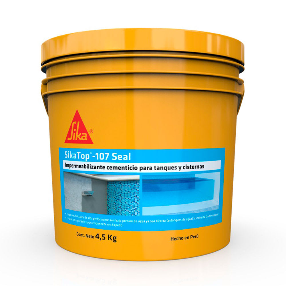 REVESTIMIENTO IMPERMEABLE PARA TANQUES Y CISTERNAS SIKATOP-107 SEAL SIKA