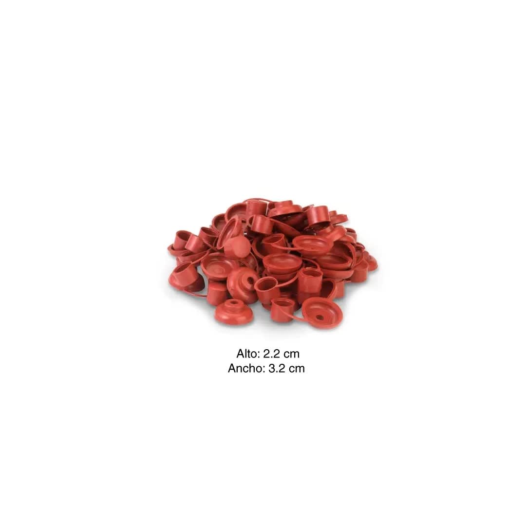 KIT TIRAFON 1/4'' X 5'' + CAPUCHON TEJA 48 UNIDADES SM2