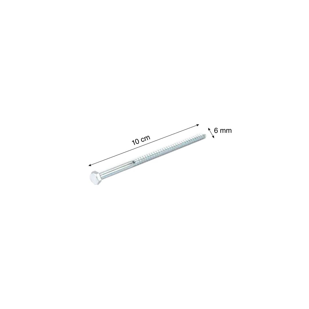 KIT TIRAFON 1/4'' X 5'' + CAPUCHON TEJA 48 UNIDADES SM1