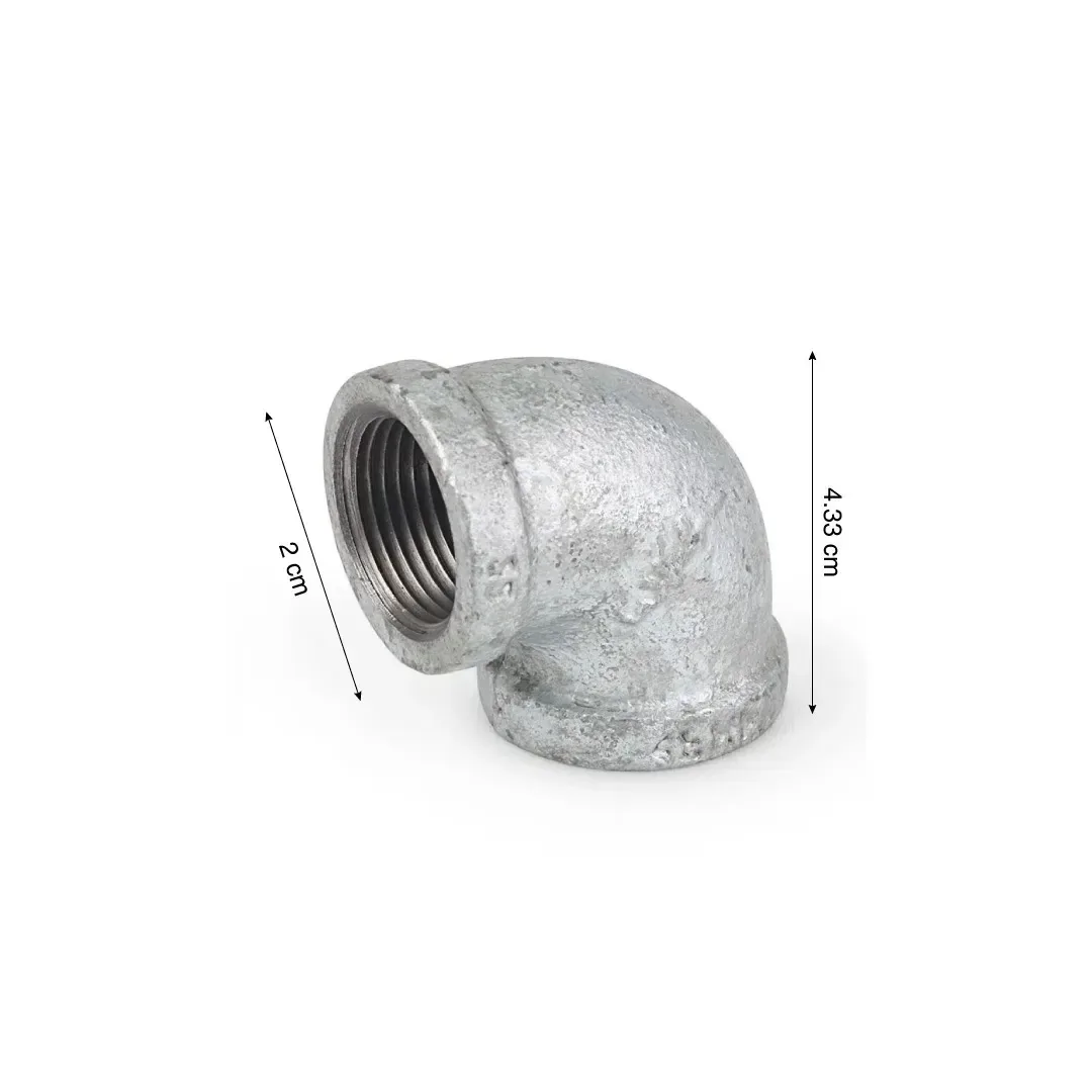 CODO DE FIERRO GALVANIZADO 3/4'' X 90° WERKEN2