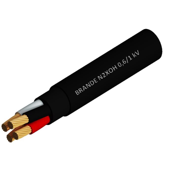 N2XOH TRIPOLAR RIGIDO 0,6/1KV CABLE 3x120MM A051400012 BRANDE