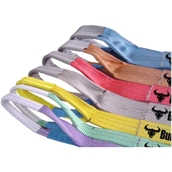 ESLINGA AMARILLO 90MM(3'')X8MTSX3TX2CAPAS FS 7:1 EN 1492-1 (EUROPEA) AMERICAN BULL1