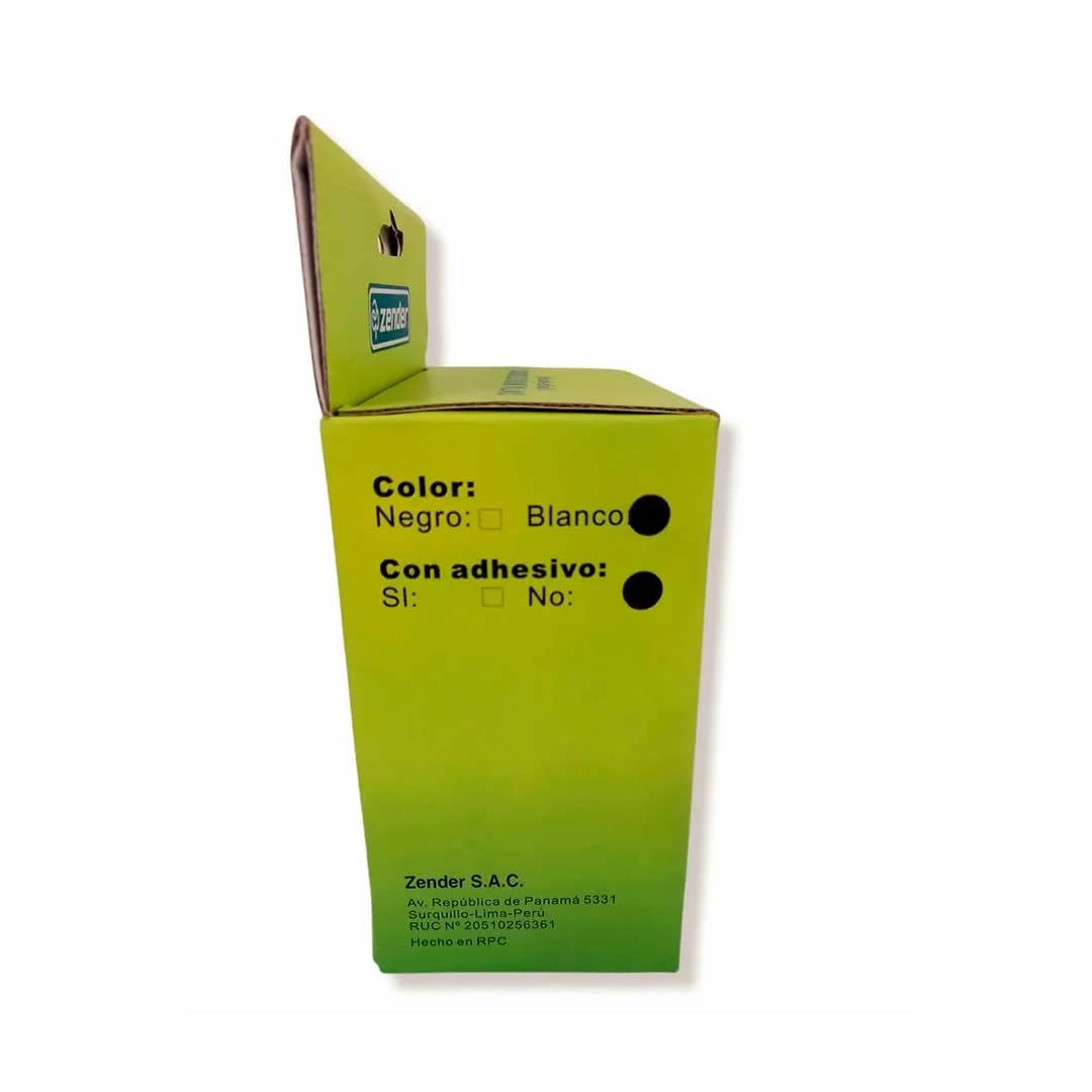 ROLLO PEGA PEGA NEGRO 25MM X 5 METROS SIN ADHESIVO ZENDER1