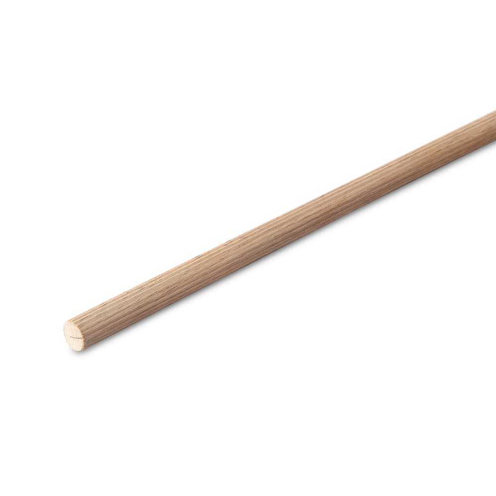 VARILLA DE MADERA RANURADA 1/2'' SM