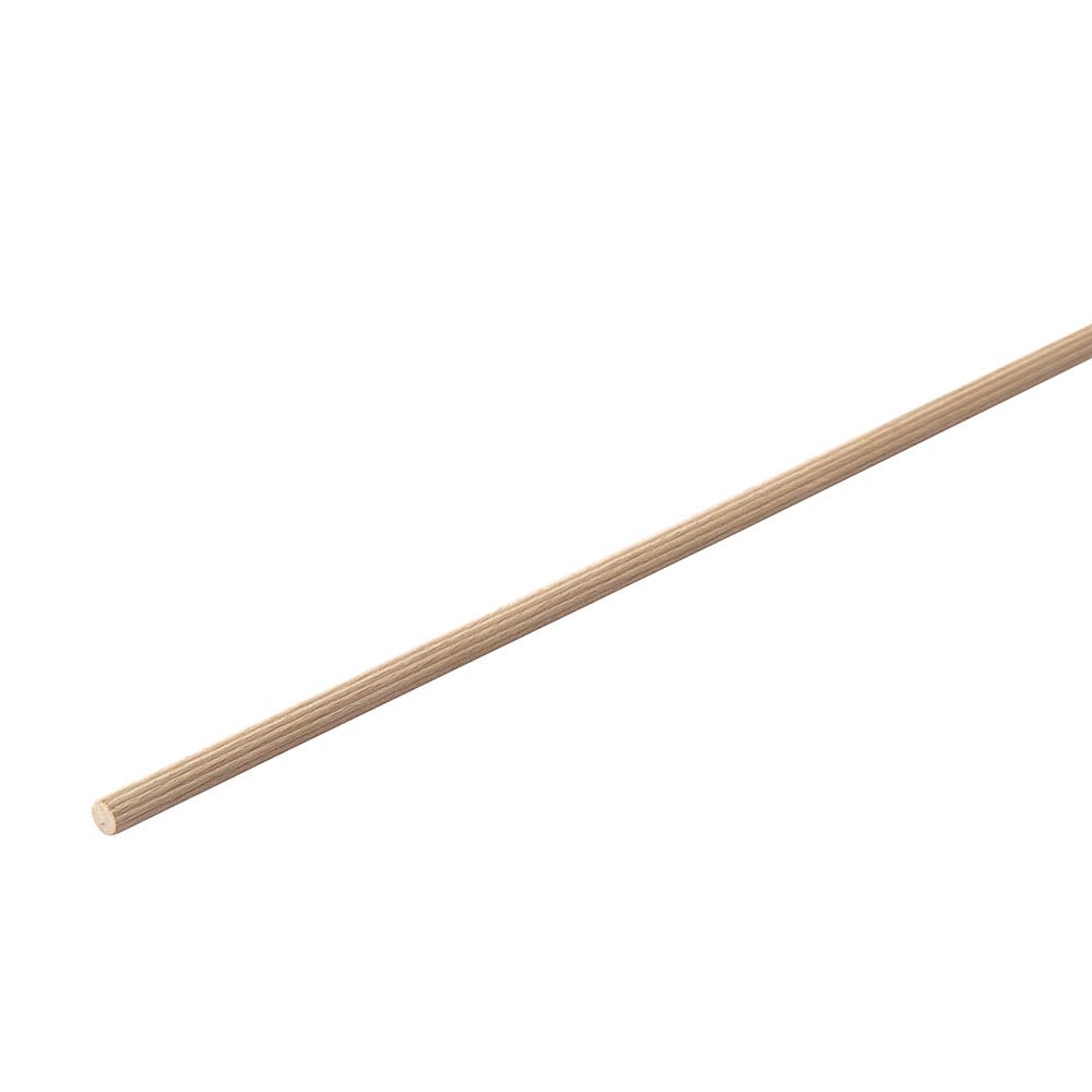 VARILLA DE MADERA RANURADA 1/4'' SM