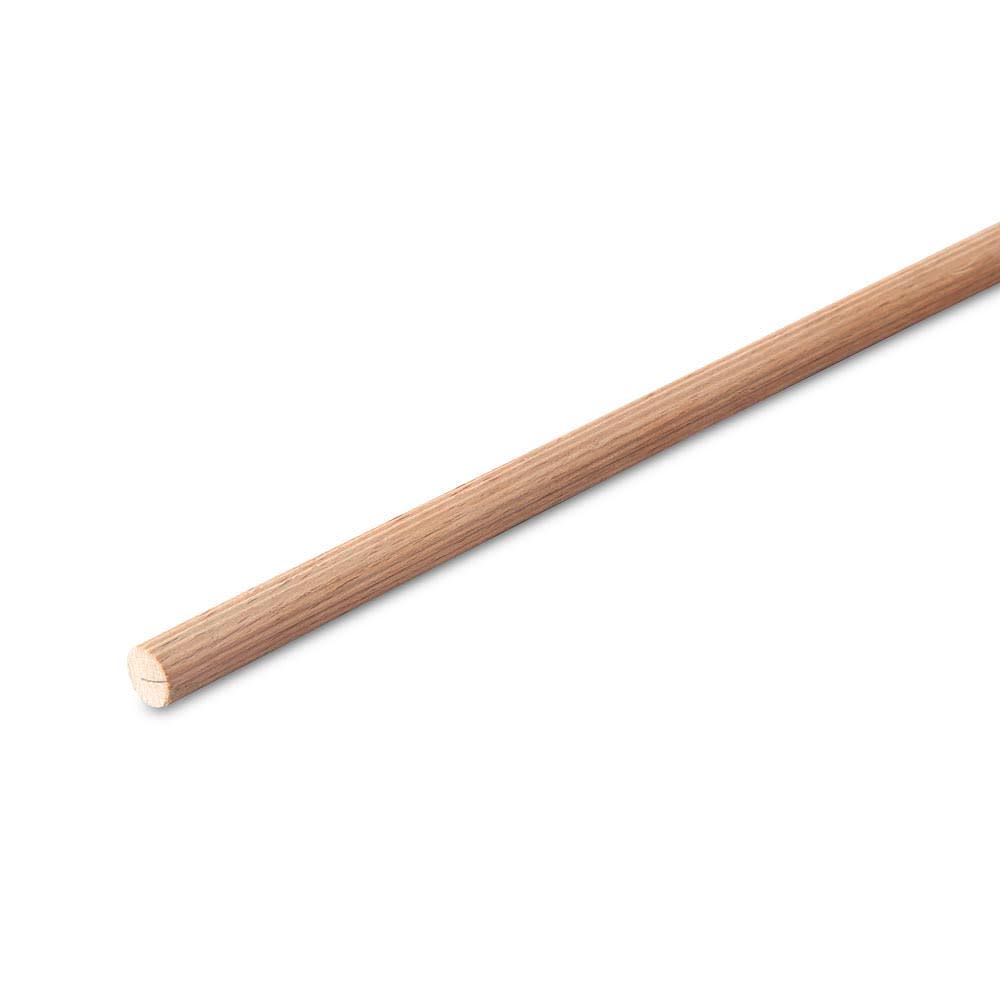 VARILLA DE MADERA RANURADA 3/8'' SM