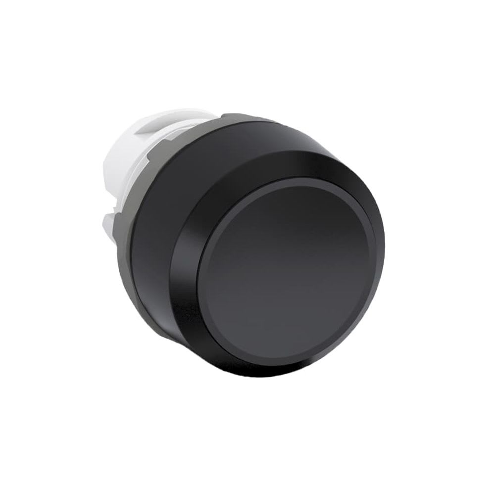 CABEZA PARA PULSADOR NO LUMINOSO RASANTE NEGRO 22MM PLASTICO NEGRO 1SFA611100R1006 ABB