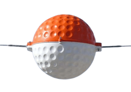 BALIZA ESFERICA NARANJA 600MM EHS Ø9,14MM BDE600NN0612 SAPREM2